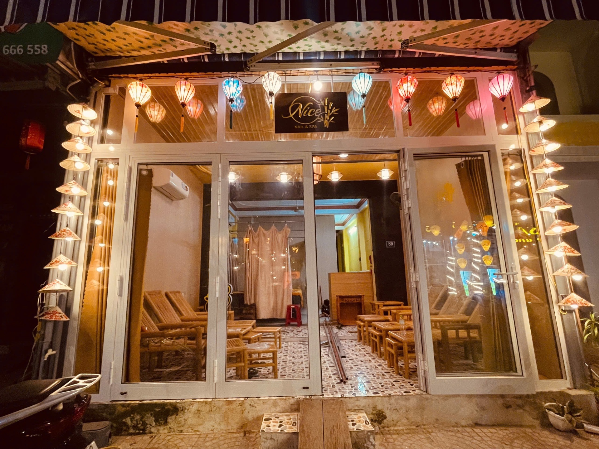 Nice Nail & Spa storefront at 89 Ba Trieu, Hoi An, Da Nang